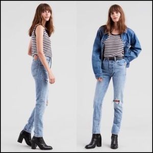Levi's 501 High Rise Skinny Leg Jeans NWT 26